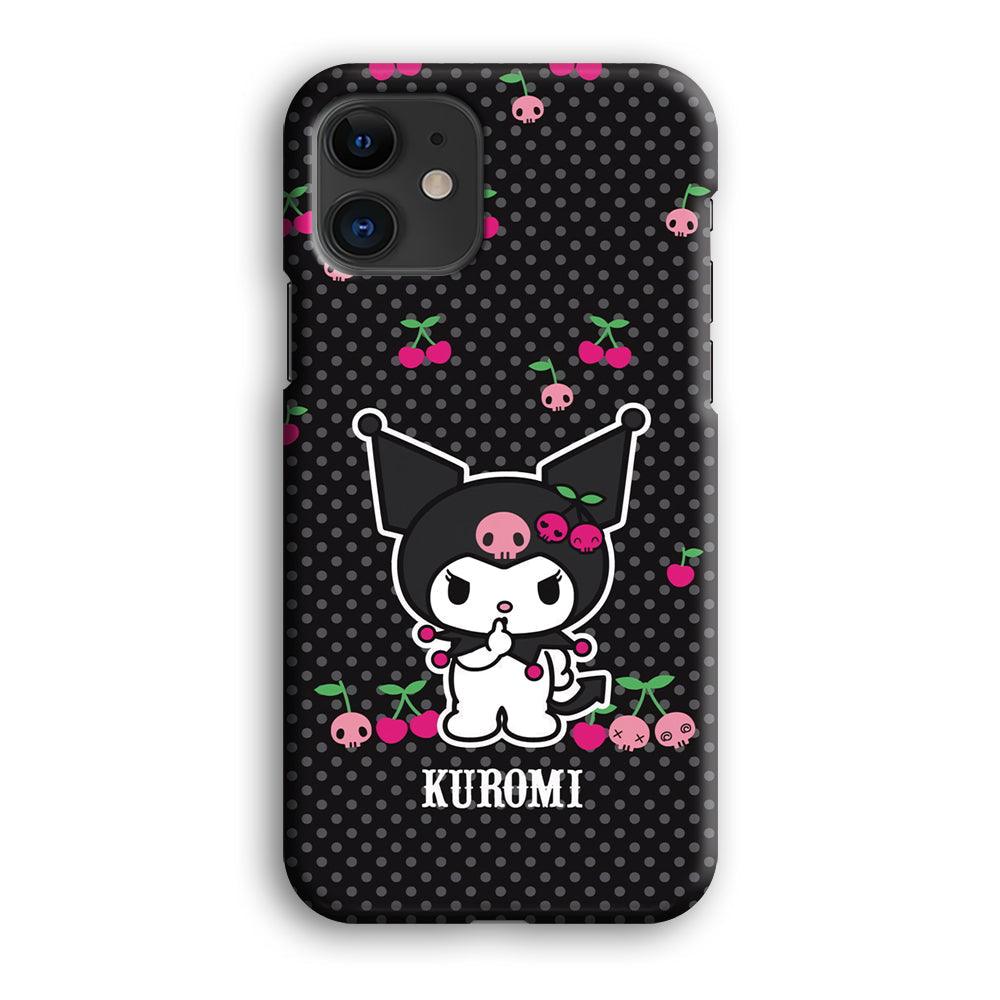 Kuromi Please Keep Silent iPhone 12 Case-Oxvistore