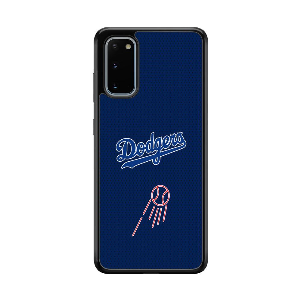 LA Dodgers Black Spot Patern Samsung Galaxy S20 Case-Oxvistore