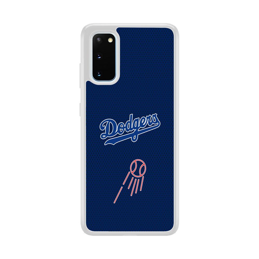 LA Dodgers Black Spot Patern Samsung Galaxy S20 Case-Oxvistore