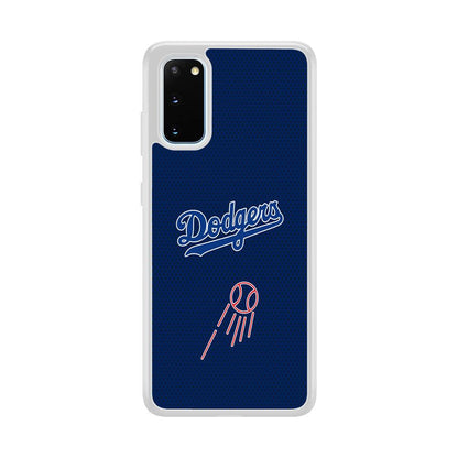 LA Dodgers Black Spot Patern Samsung Galaxy S20 Case-Oxvistore