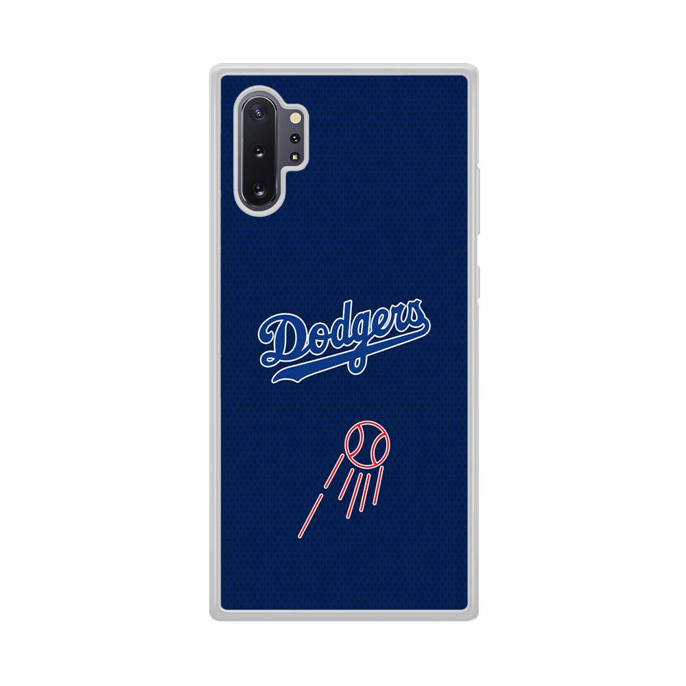 LA Dodgers Black Spot Patern Samsung Galaxy Note 10 Plus Case-Oxvistore