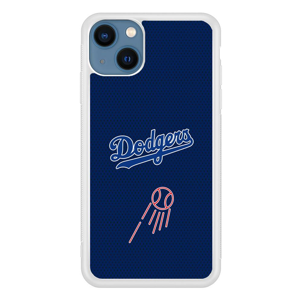 LA Dodgers Black Spot Patern iPhone 13 Case-Oxvistore