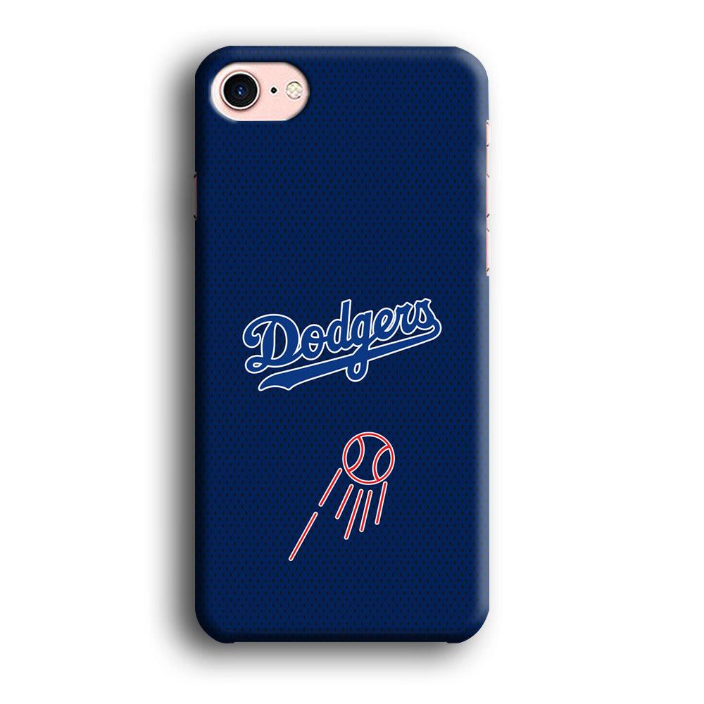 LA Dodgers Black Spot Patern iPhone 8 Case-Oxvistore