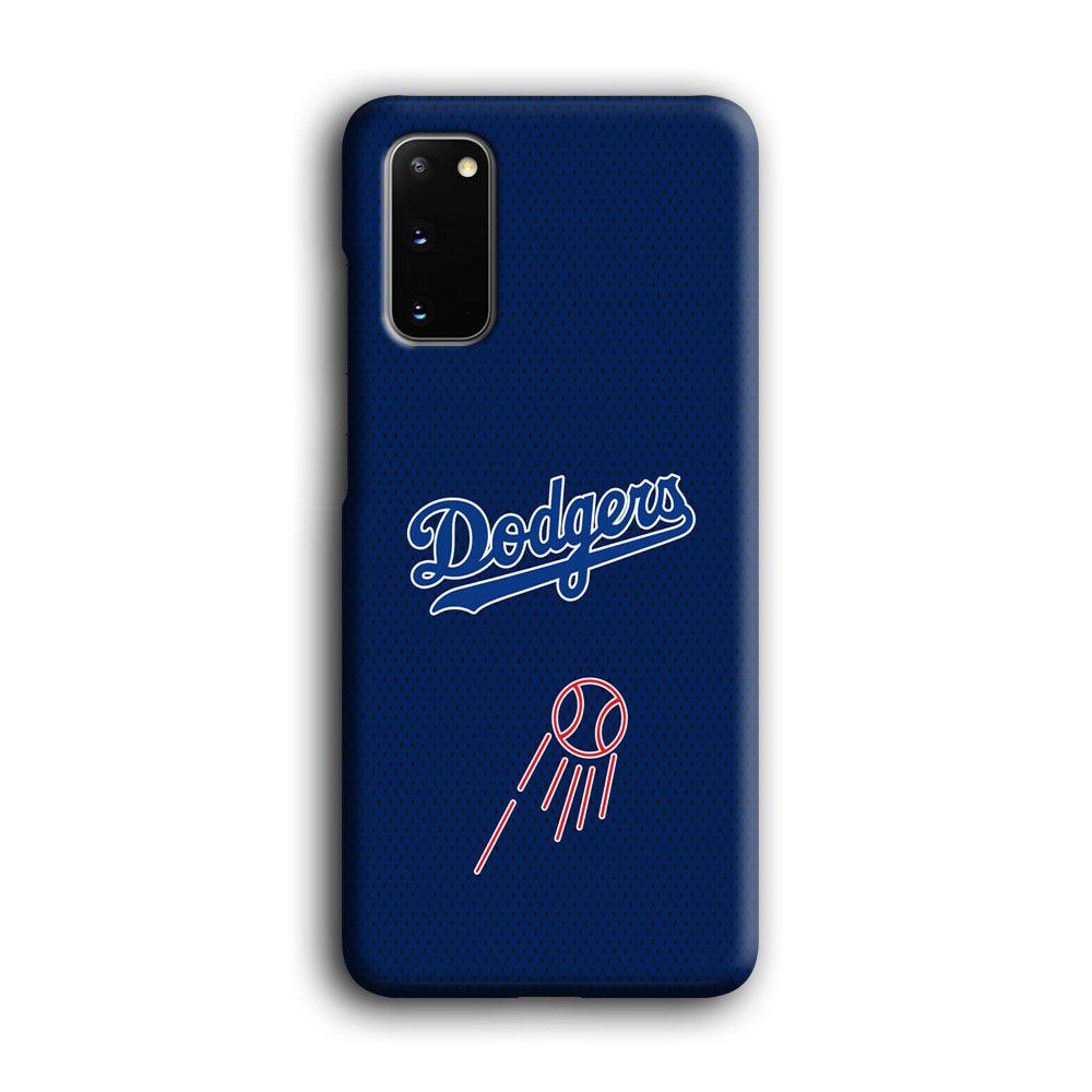 LA Dodgers Black Spot Patern Samsung Galaxy S20 Case-Oxvistore