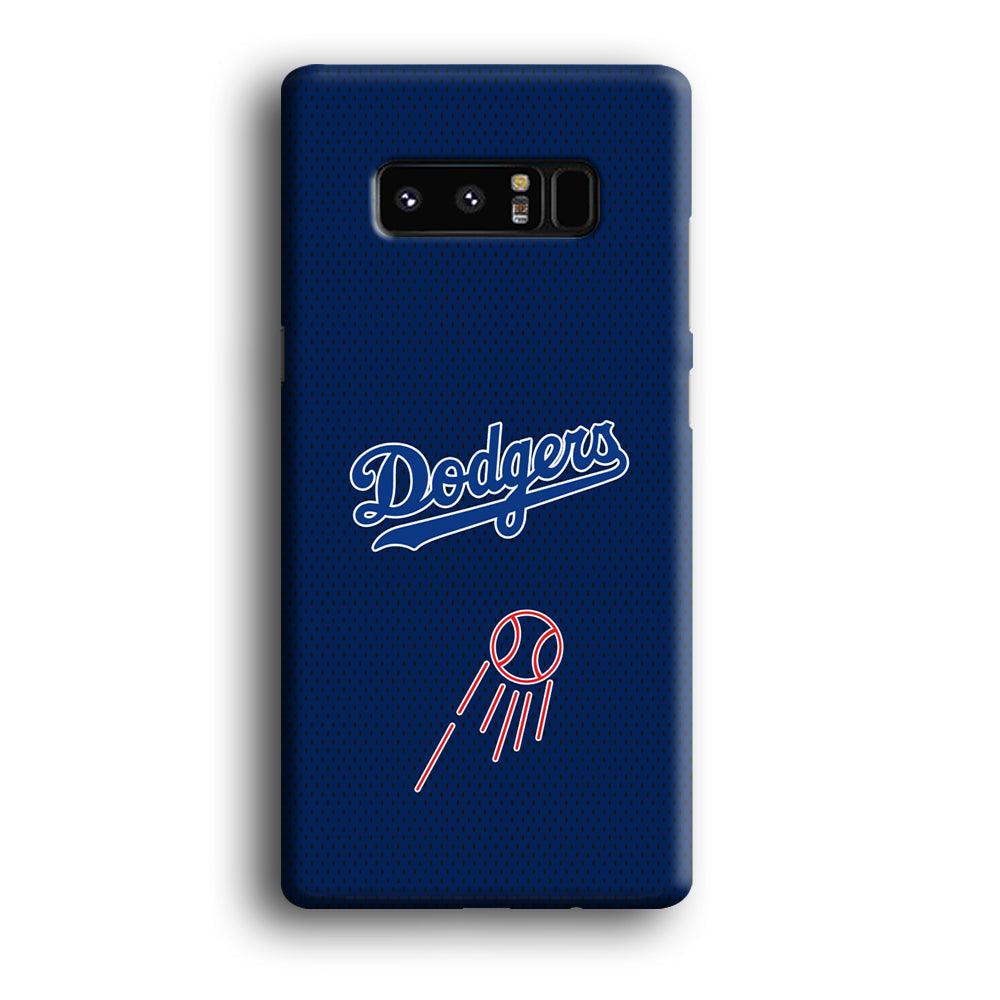 LA Dodgers Black Spot Patern Samsung Galaxy Note 8 Case-Oxvistore