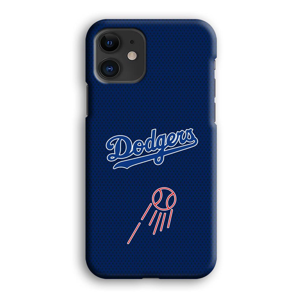 LA Dodgers Black Spot Patern iPhone 12 Case-Oxvistore