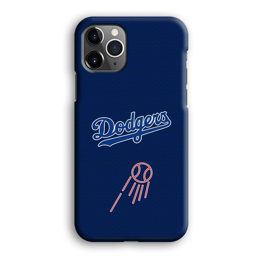 LA Dodgers Black Spot Patern iPhone 12 Pro Case-Oxvistore