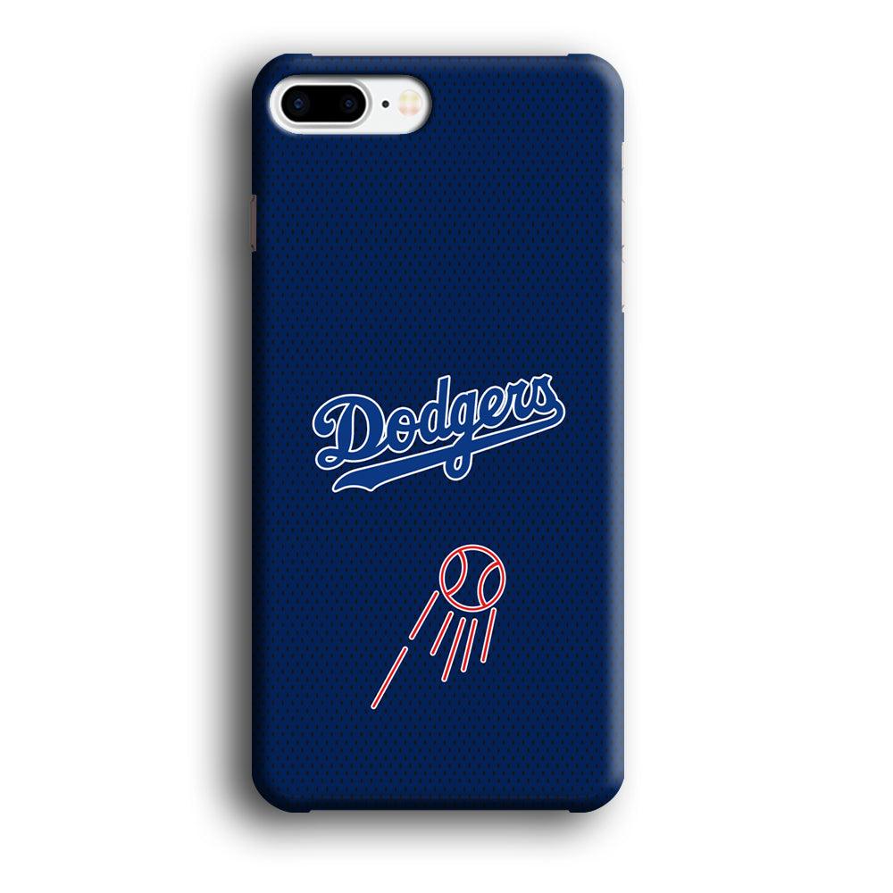 LA Dodgers Black Spot Patern iPhone 8 Plus Case-Oxvistore