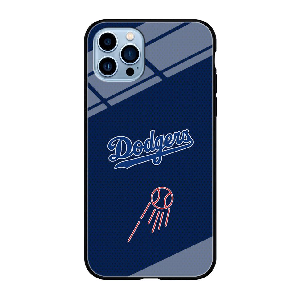 LA Dodgers Black Spot Patern iPhone 12 Pro Max Case-Oxvistore