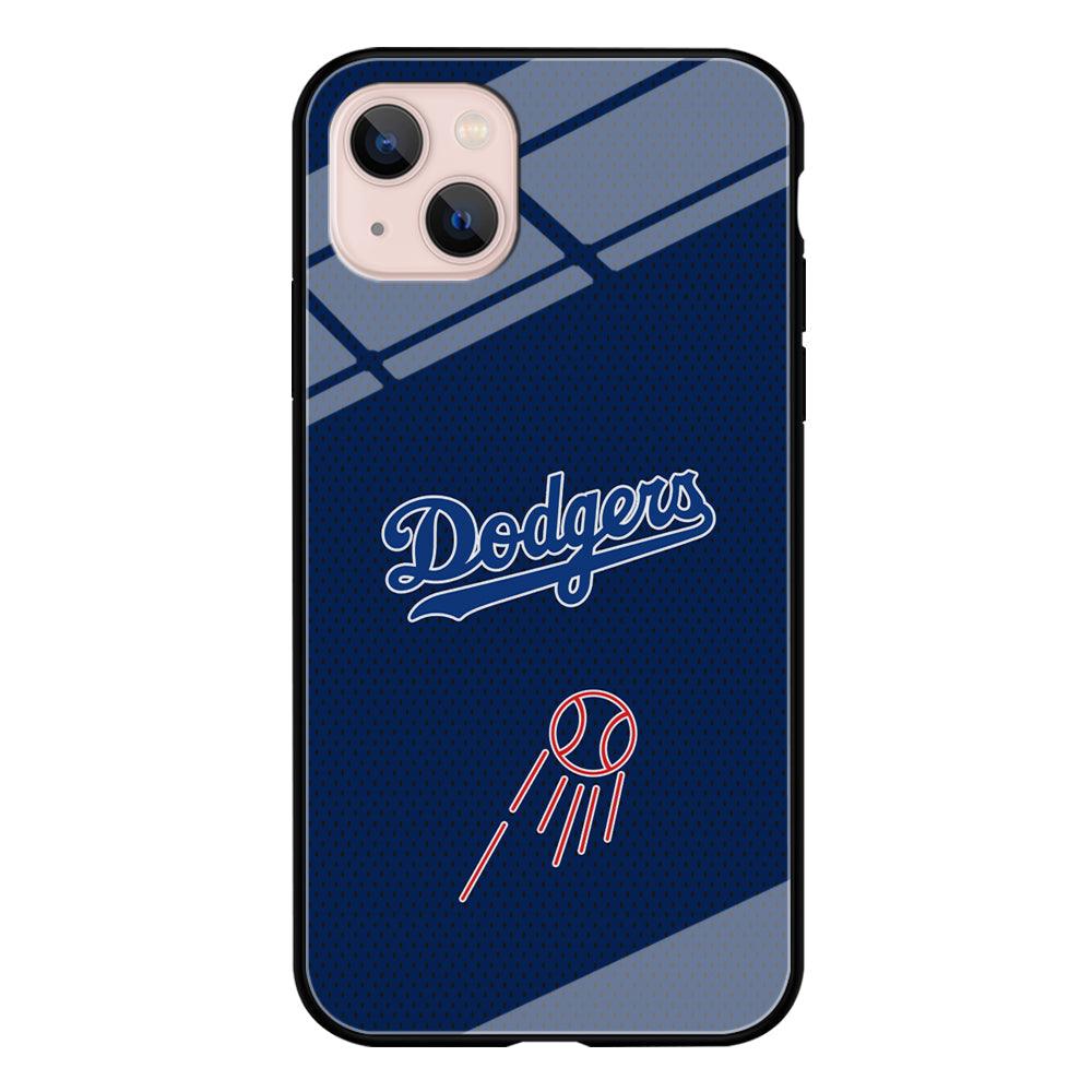 LA Dodgers Black Spot Patern iPhone 14 Case-Oxvistore