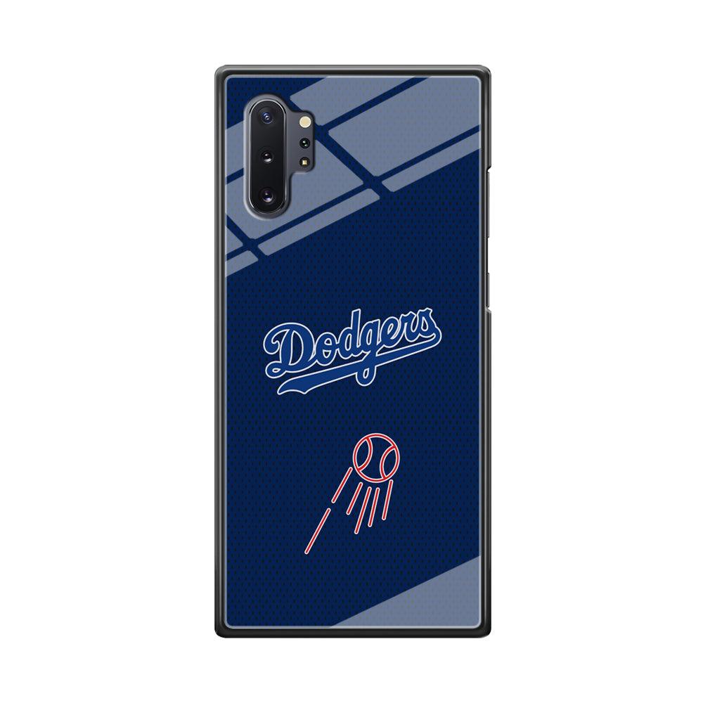 LA Dodgers Black Spot Patern Samsung Galaxy Note 10 Plus Case-Oxvistore