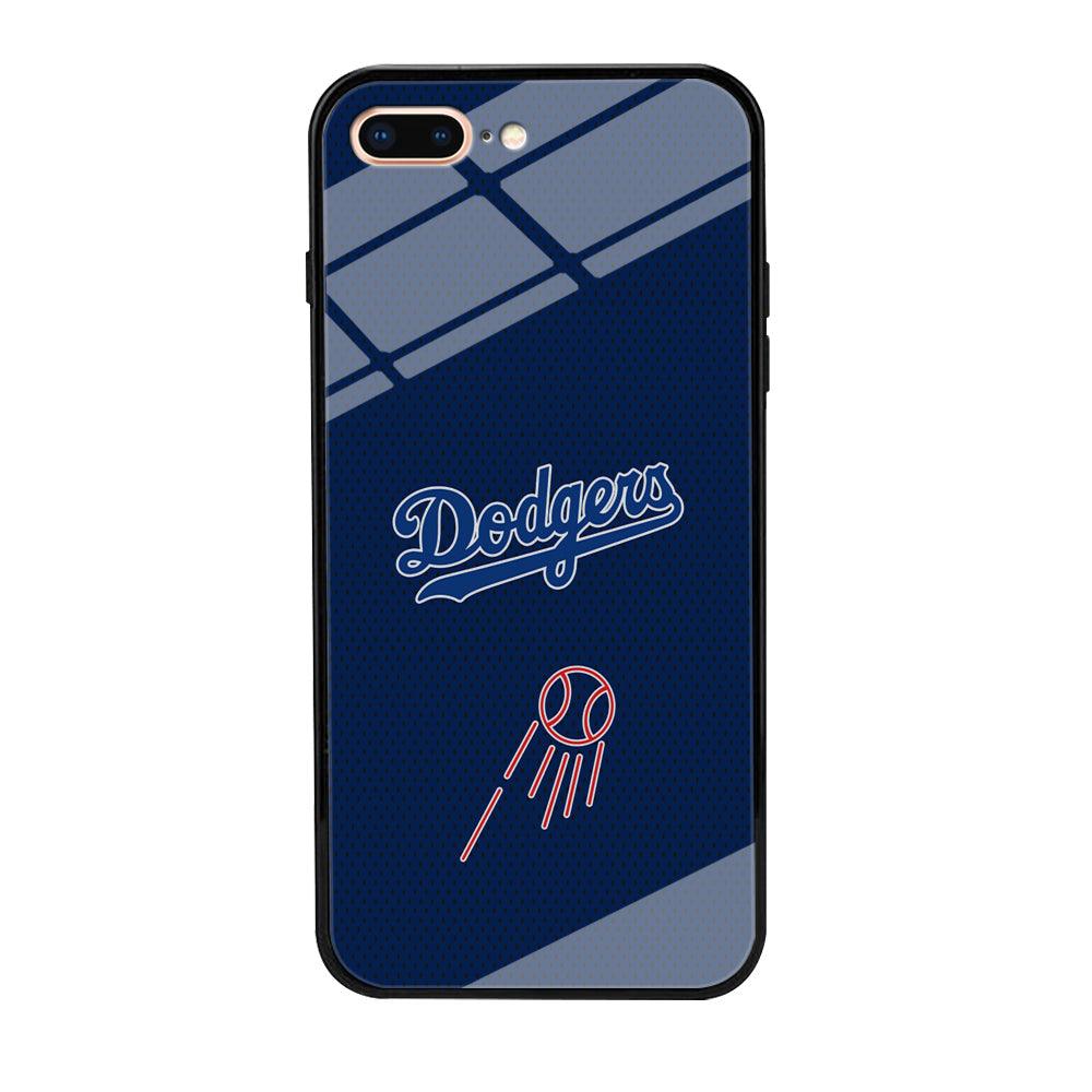 LA Dodgers Black Spot Patern iPhone 8 Plus Case-Oxvistore