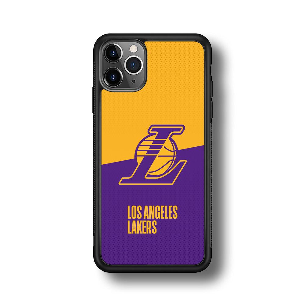 LA Lakers Handheld The Victory iPhone 11 Pro Case-Rubber Black (2D Case)-Oxvistore