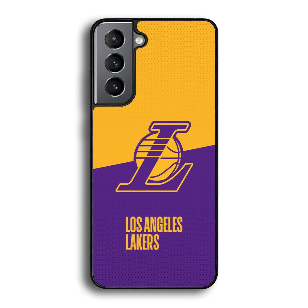 LA Lakers Handheld The Victory Samsung Galaxy S21 Plus Case-Rubber Black (2D Case)-Oxvistore