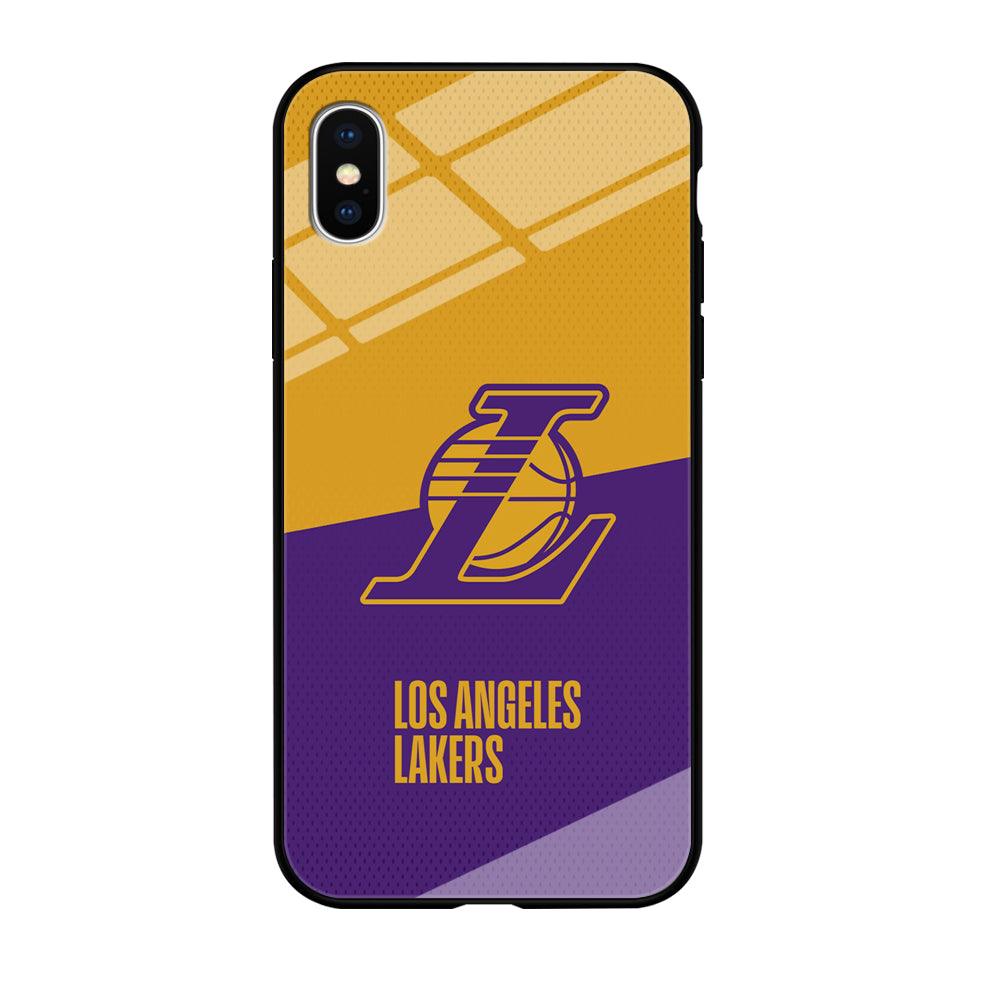 LA Lakers Handheld The Victory iPhone X Case-Oxvistore