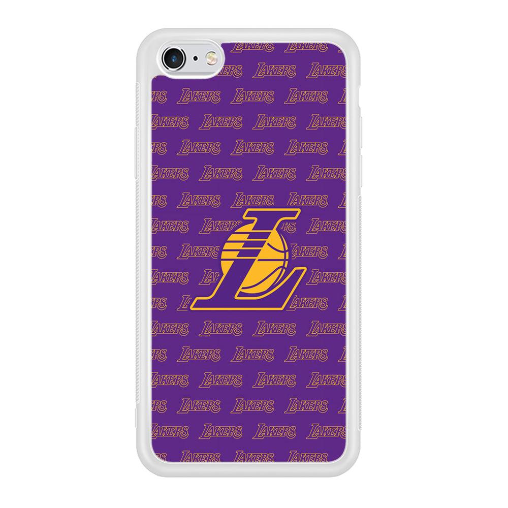 LA Lakers Neat Pattern iPhone 6 Plus | 6s Plus Case-Oxvistore