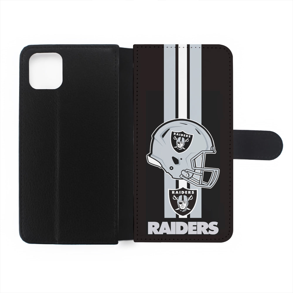 Las Vegas Raiders Helmet Flip Wallet Phone Case