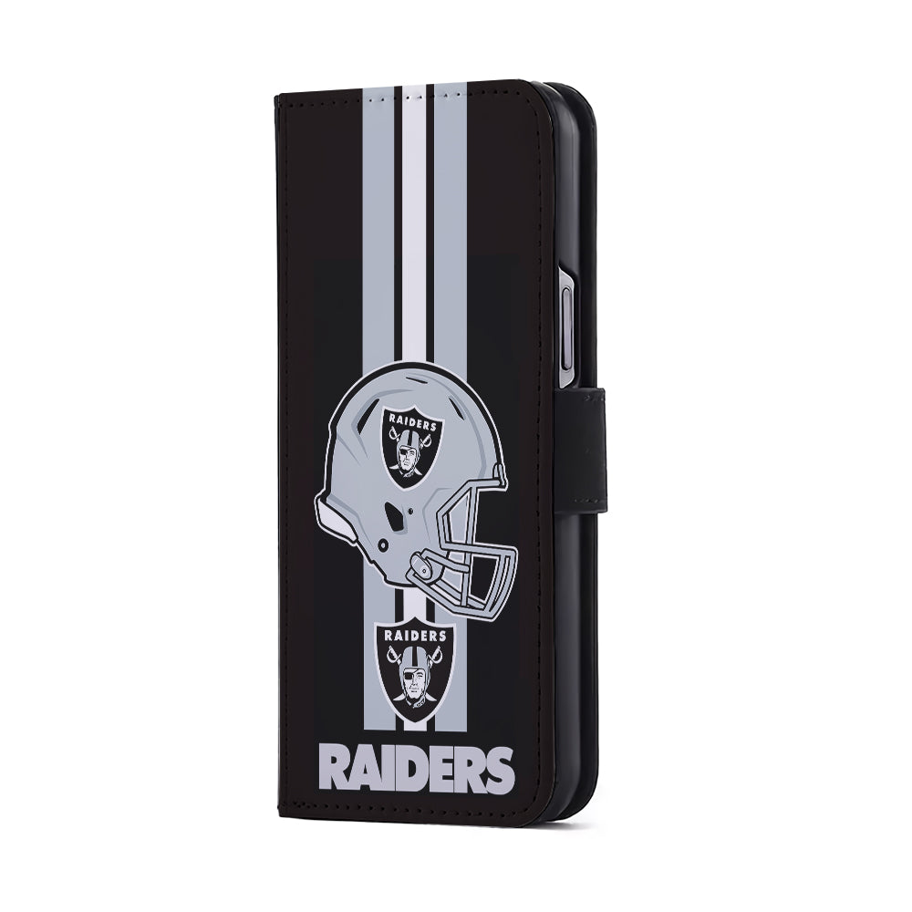 Las Vegas Raiders Helmet Flip Wallet Phone Case