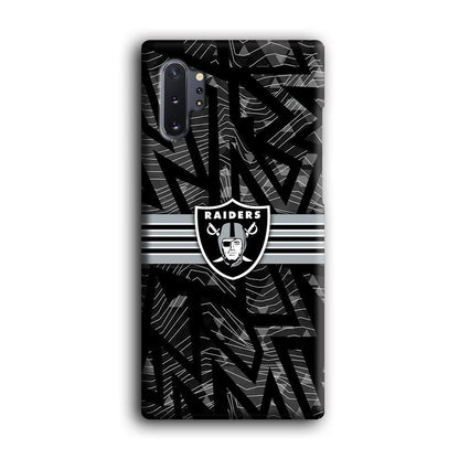 Las Vegas Raiders Raiders Black Shape Contour Samsung Galaxy Note 10 Plus Case-Oxvistore