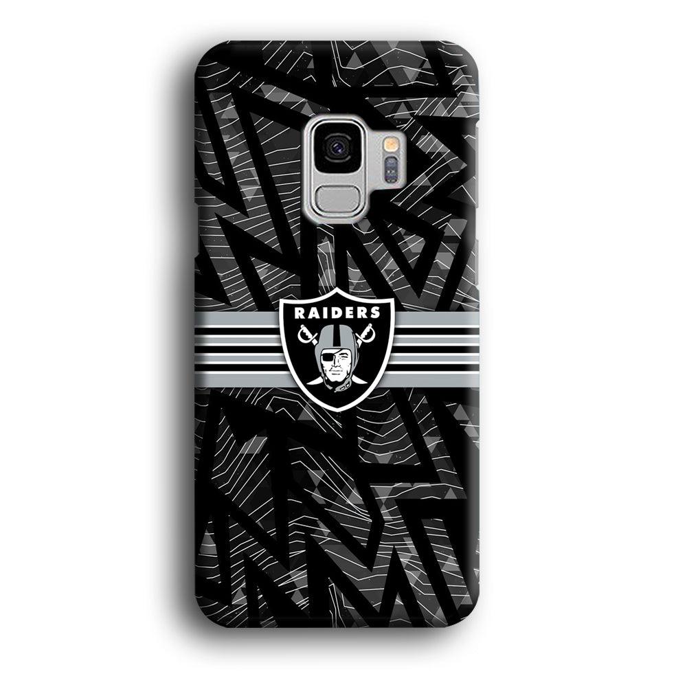 Las Vegas Raiders Raiders Black Shape Contour Samsung Galaxy S9 Case-Oxvistore