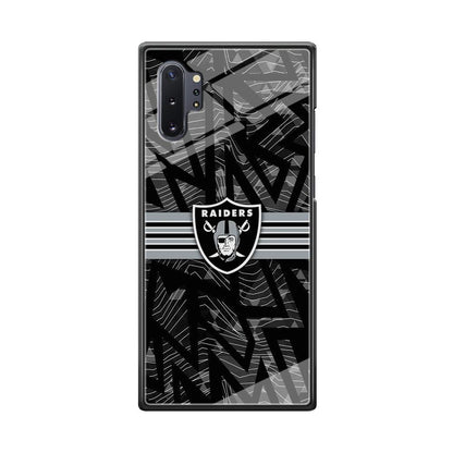 Las Vegas Raiders Raiders Black Shape Contour Samsung Galaxy Note 10 Plus Case-Oxvistore