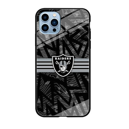 Las Vegas Raiders Raiders Black Shape Contour iPhone 12 Pro Case-Oxvistore