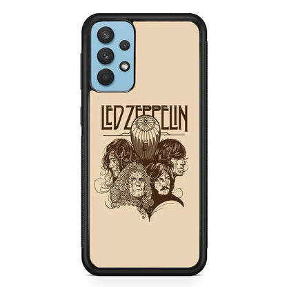 Led Zeppelin Face Art Poster Samsung Galaxy A32 Case-Oxvistore