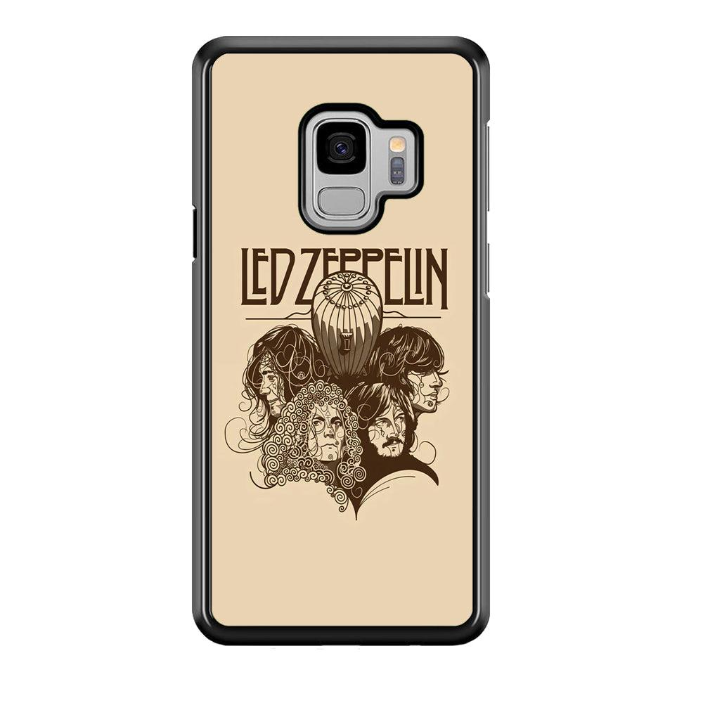 Led Zeppelin Face Art Poster Samsung Galaxy S9 Case-Oxvistore