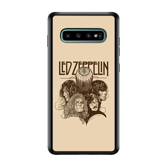 Led Zeppelin Face Art Poster Samsung Galaxy S10 Plus Case-Oxvistore