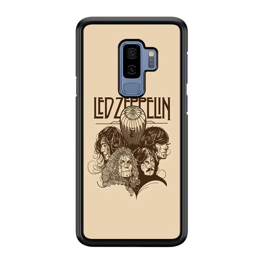 Led Zeppelin Face Art Poster Samsung Galaxy S9 Plus Case-Oxvistore