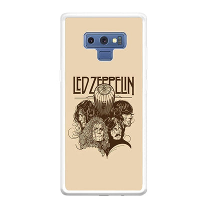 Led Zeppelin Face Art Poster Samsung Galaxy Note 9 Case-Oxvistore