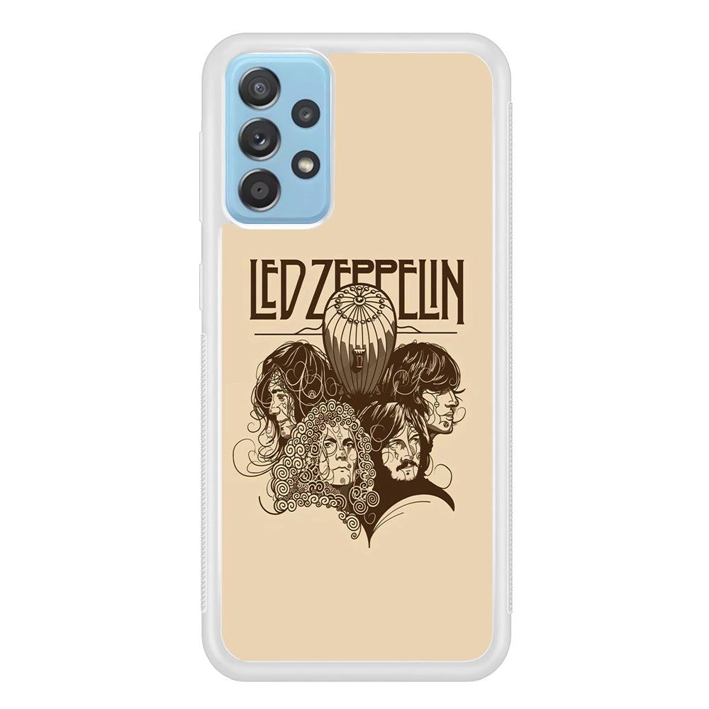 Led Zeppelin Face Art Poster Samsung Galaxy A72 Case-Oxvistore