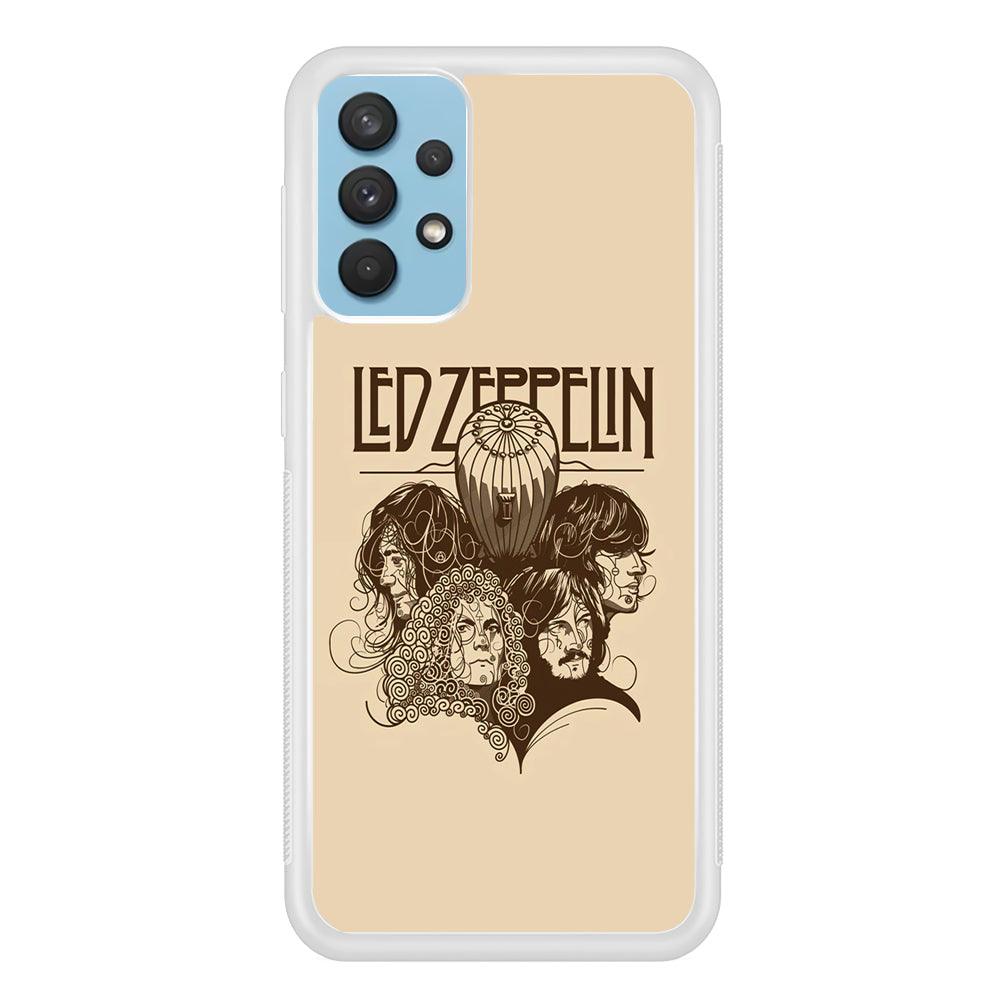 Led Zeppelin Face Art Poster Samsung Galaxy A32 Case-Oxvistore