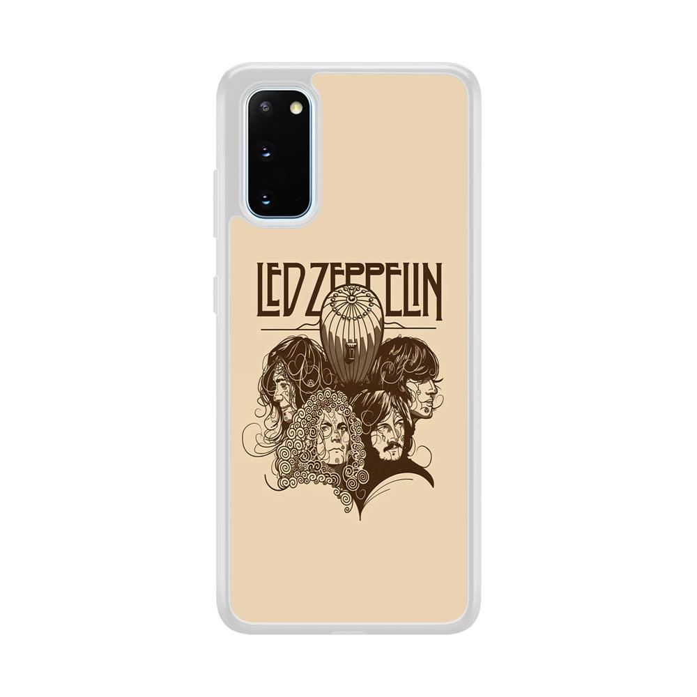 Led Zeppelin Face Art Poster Samsung Galaxy S20 Case-Oxvistore