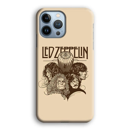 Led Zeppelin Face Art Poster iPhone 14 Pro Max Case-Oxvistore