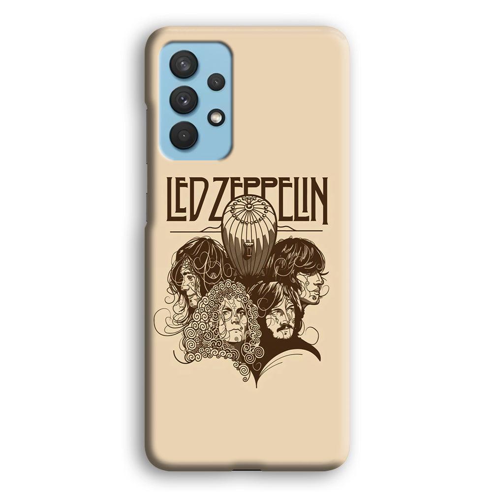 Led Zeppelin Face Art Poster Samsung Galaxy A32 Case-Oxvistore