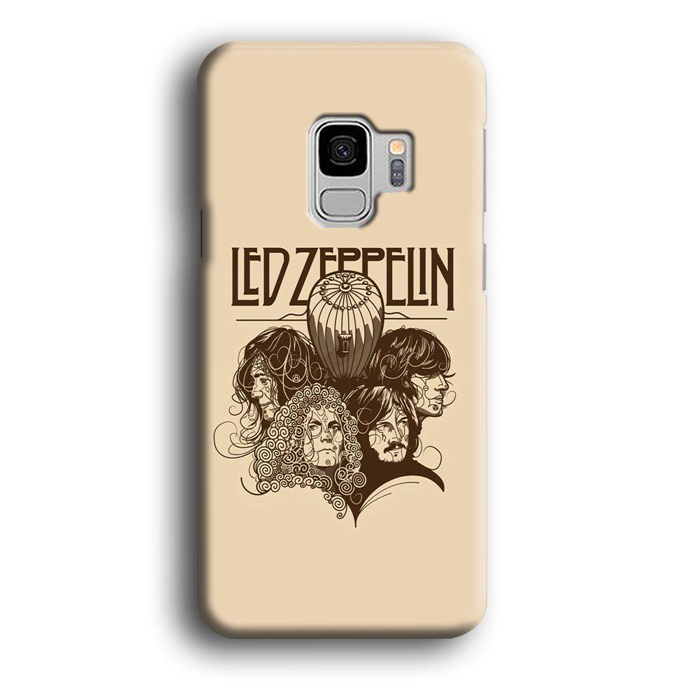 Led Zeppelin Face Art Poster Samsung Galaxy S9 Case-Oxvistore