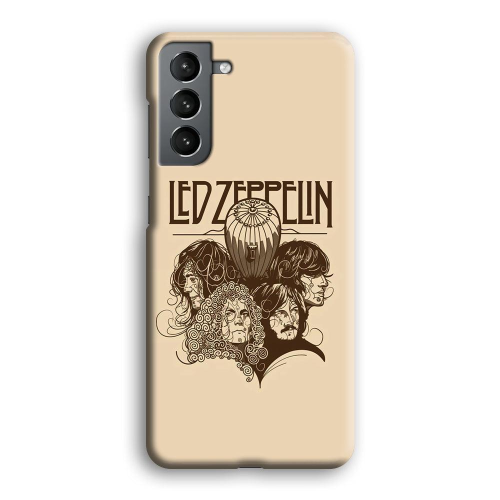 Led Zeppelin Face Art Poster Samsung Galaxy S21 Case-Oxvistore