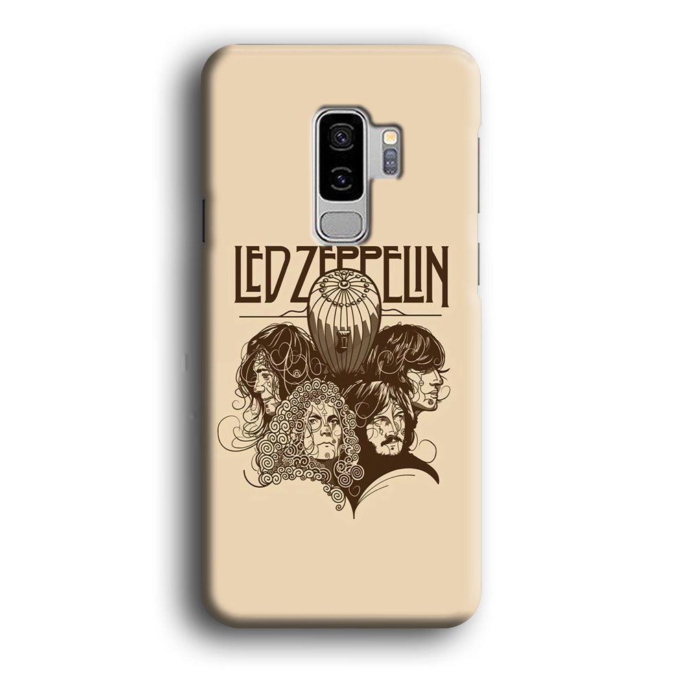 Led Zeppelin Face Art Poster Samsung Galaxy S9 Plus Case-Oxvistore