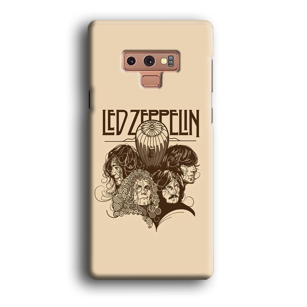 Led Zeppelin Face Art Poster Samsung Galaxy Note 9 Case-Oxvistore