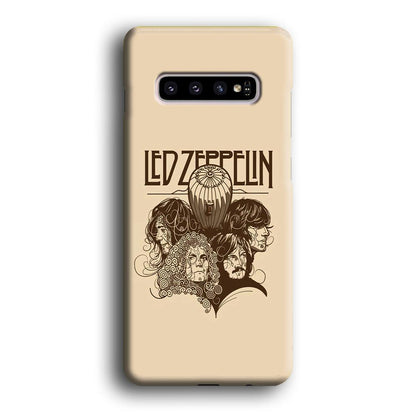 Led Zeppelin Face Art Poster Samsung Galaxy S10 Plus Case-Oxvistore