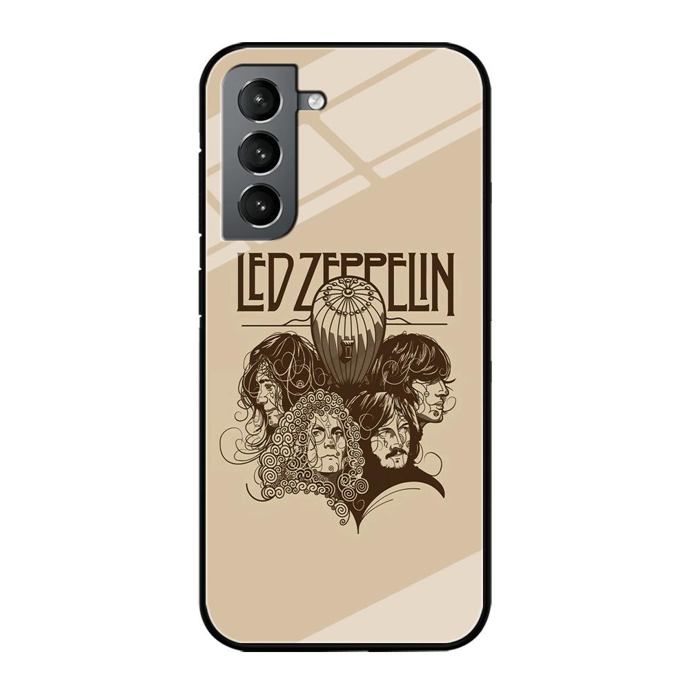 Led Zeppelin Face Art Poster Samsung Galaxy S21 Plus Case-Oxvistore