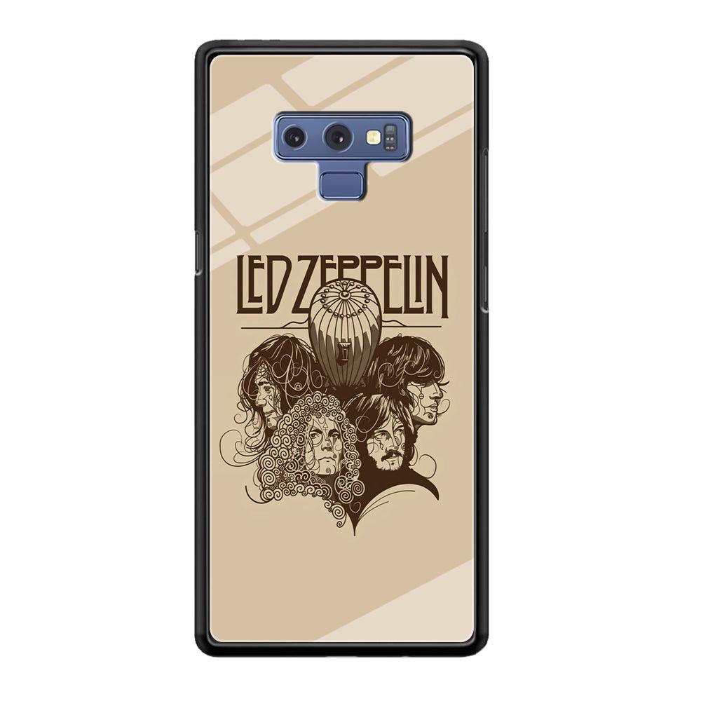 Led Zeppelin Face Art Poster Samsung Galaxy Note 9 Case-Oxvistore