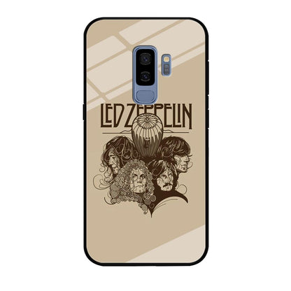 Led Zeppelin Face Art Poster Samsung Galaxy S9 Plus Case-Oxvistore