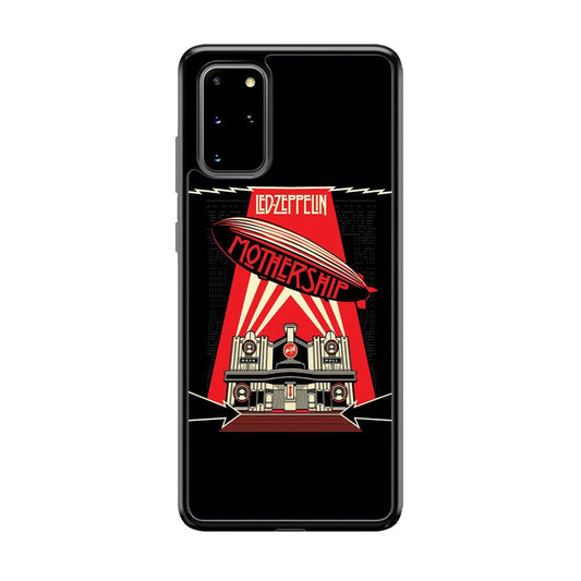 Led Zeppelin The Mothership Samsung Galaxy S20 Plus Case-Rubber Black (2D Case)-Oxvistore