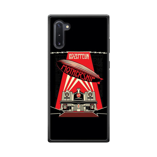 Led Zeppelin The Mothership Samsung Galaxy Note 10 Case-Rubber Black (2D Case)-Oxvistore