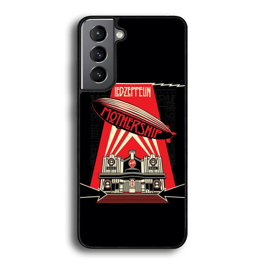 Led Zeppelin The Mothership Samsung Galaxy S24 Case-Rubber Black (2D Case)-Oxvistore