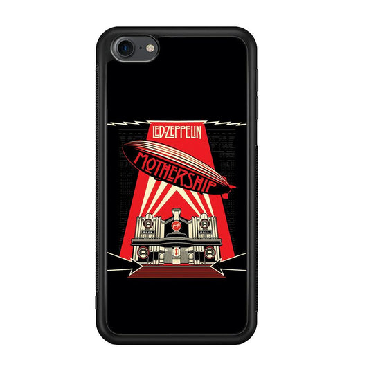 Led Zeppelin The Mothership iPod Touch 6 Case-Rubber Black (2D Case)-Oxvistore