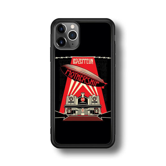 Led Zeppelin The Mothership iPhone 11 Pro Max Case-Rubber Black (2D Case)-Oxvistore