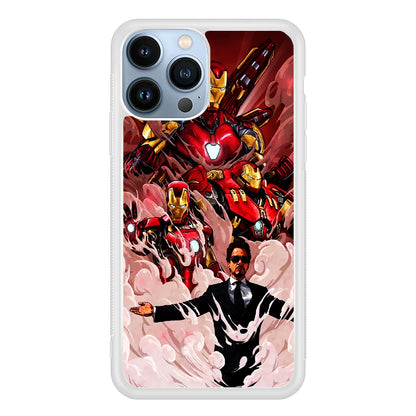 Legend Tony Stark Iron Man 2D Rubber Phone Case